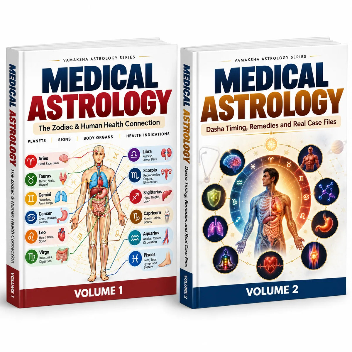 Medical Astrology Books 2 Books Set