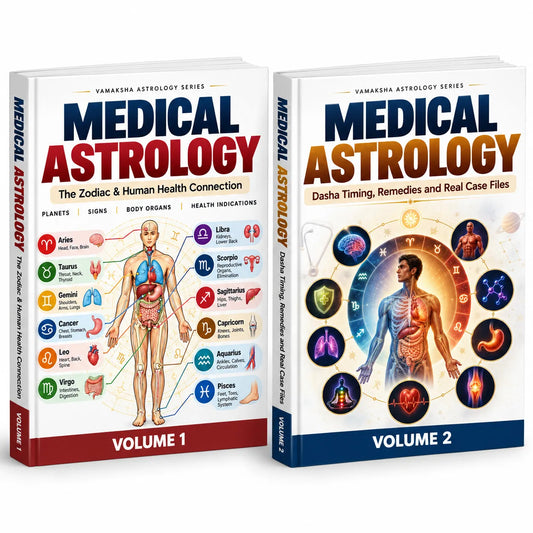Medical Astrology Books 2 Books Set