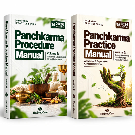 Panchakarma Practice Manual 2 Books Set