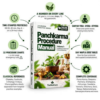Panchakarma Practice Manual 2 Books Set